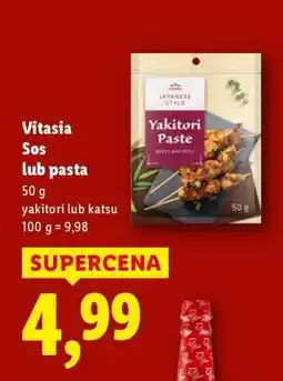 Lidl Vitasia Sos lub pasta oferta