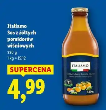 Lidl Italiamo Sos z żółtych pomidorów wiśniowych oferta