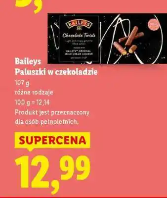 Lidl BAILEYS Paluszki w czekoladzie oferta