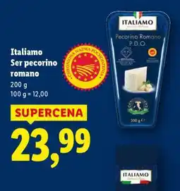 Lidl ITALIAMO Ser Pecorino Romano oferta