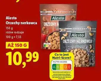 Lidl ALESTO Orzechy nerkowca oferta