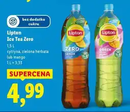 Lidl LIPTON Ice Tea Zero oferta