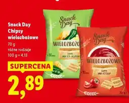 Lidl SNACK DAY Chipsy wielozbożowe oferta
