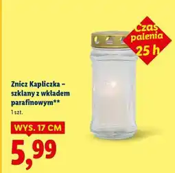 Lidl Znicz Kapliczka oferta
