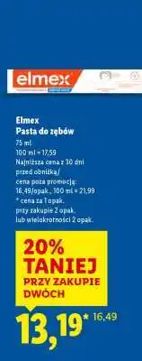Lidl Elmex pasta do zębów oferta