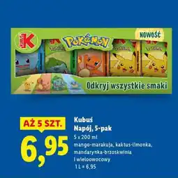 Lidl Kubuś Napój, 5-pak oferta