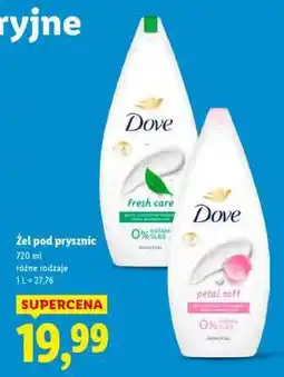 Lidl Dove żel pod prysznic oferta