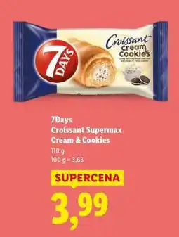 Lidl 7DAYS Croissant Supermax Cream & Cookies oferta