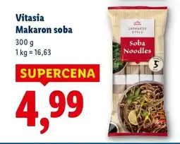 Lidl VITASIA Makaron soba oferta
