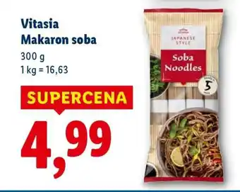 Lidl VITASIA Makaron soba oferta