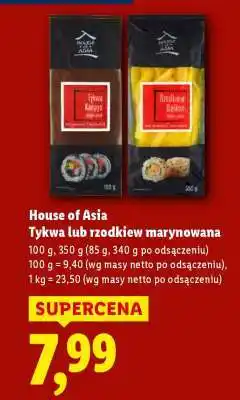 Lidl HOUSE OF ASIA Tykwa lub rzodkiew marynowana oferta