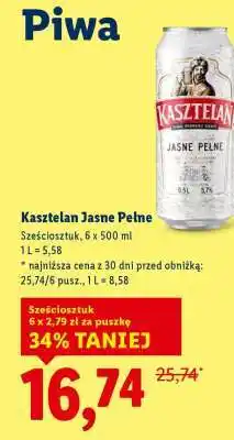 Lidl Kasztelan Jasne Pełne oferta