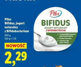 Lidl Pilos Bifidus, jogurt naturalny z Bifidobacterium oferta