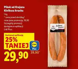 Lidl Pikok od Krajana Kiełbasa krucha oferta