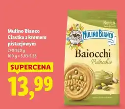 Lidl Mulino Bianco Ciastka z kremem pistacjowym oferta