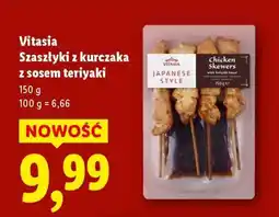 Lidl Vitasia Szaszłyki z kurczaka z sosem teriyaki oferta
