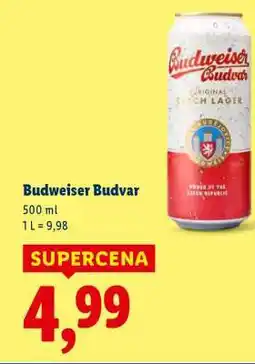 Lidl Budweiser Budvar oferta