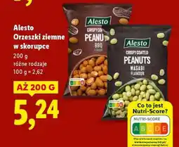 Lidl Alesto Orzeszki ziemne w skorupce oferta