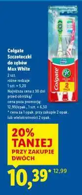 Lidl Colgate Szczoteczki do zębów Max White oferta
