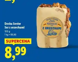 Lidl Deska Serów Ser z orzechami oferta