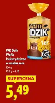 Lidl WK Dzik Wafle kukurydziane o smaku sera oferta