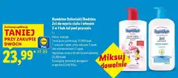 Lidl Bambino Dzieciaki/Rodzina Żel do mycia ciała i włosów 2 w 1 lub żel pod prysznic oferta