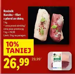 Lidl Rzeźnik Kaczka – filet z piersi ze skórą oferta