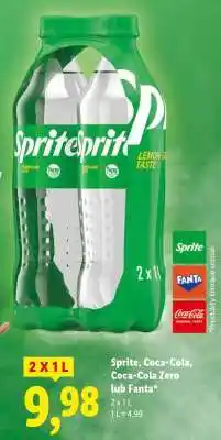 Lidl Sprite, Coca-Cola, Coca-Cola Zero lub Fanta oferta