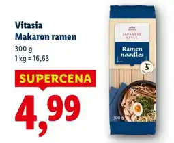 Lidl Vitasia Makaron ramen oferta