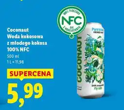 Lidl Coconaut Woda kokosowa z młodego kokosa, 100% NFC oferta