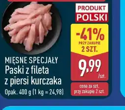 ALDI Misne SpecjaŁy Paski z fileta z piersi kurczaka oferta