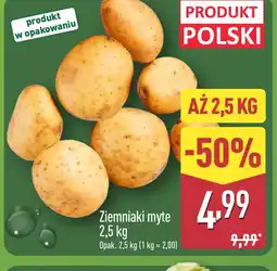 ALDI Ziemniaki myte oferta