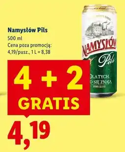 Lidl Piwo Namysłów Pils oferta