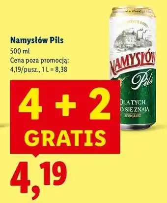Lidl Piwo Namysłów Pils oferta