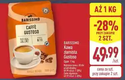 ALDI Kawa ziarnista Gustoso Barissimo 1kg oferta