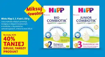 Lidl Mleko HIPP oferta