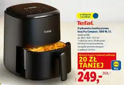 Lidl Frytkownica beztłuszczowa Easy Fry Campact Tefal oferta