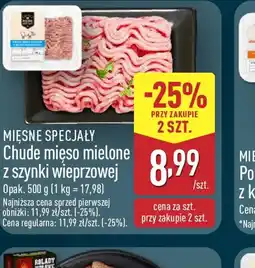 ALDI Chude miso mielone z szynki wieprzowej oferta