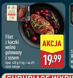 ALDI Filet z kaczki wolno gotowany z sosem oferta