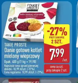 ALDI Takie Proste Danie gotowe kotlet mielony wieprzowy oferta