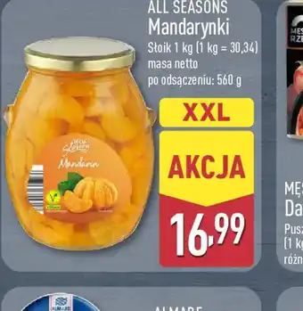 ALDI All Seasons Mandarynki oferta