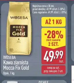 ALDI Woseba Kawa ziarnista Mocca Fix Gold oferta