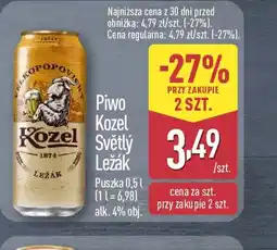 ALDI Piwo Kozel Světlý Ležák oferta