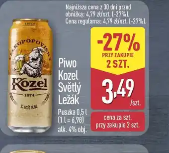 ALDI Piwo Kozel Světlý Ležák oferta