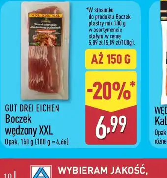 ALDI Gut Drei Eichen Boczek wdzony XXL oferta