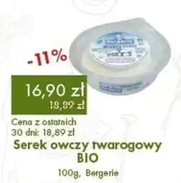 Organic Farma Zdrowia Serek owczy twarogowy BIO Bergerie oferta