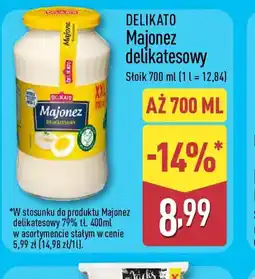 ALDI Delikato Majonez delikatesowy oferta