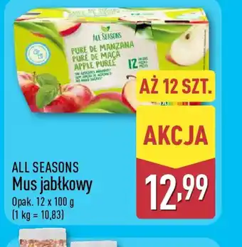 ALDI All Seasons Mus jabŁkowy oferta