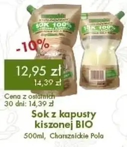 Organic Farma Zdrowia Sok z kapusty kiszonej BIO, Charsznickie Pola oferta