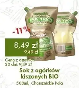 Organic Farma Zdrowia Sok z ogórków kiszonych BIO, Charsznickie Pola oferta